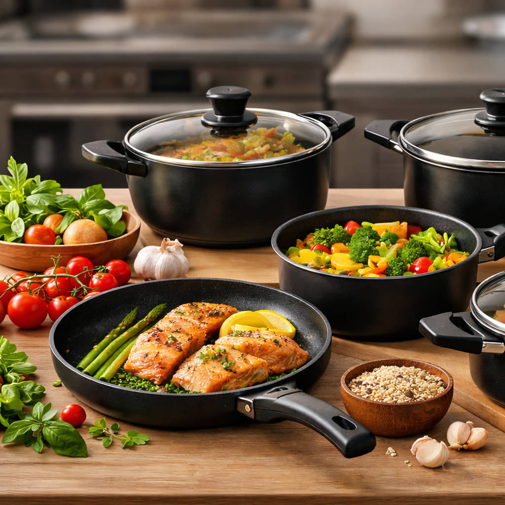 ظروف تفلون صبا ظرف آسیا برای آشپزی سالم و مدرن